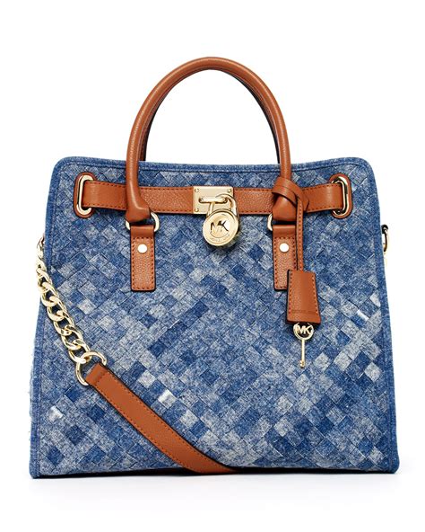 michael kors woven tote|Michael Kors Tote for sale.